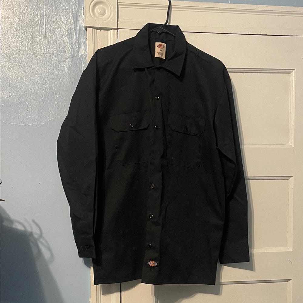 Dickies Classic Black Button-Up Shirt